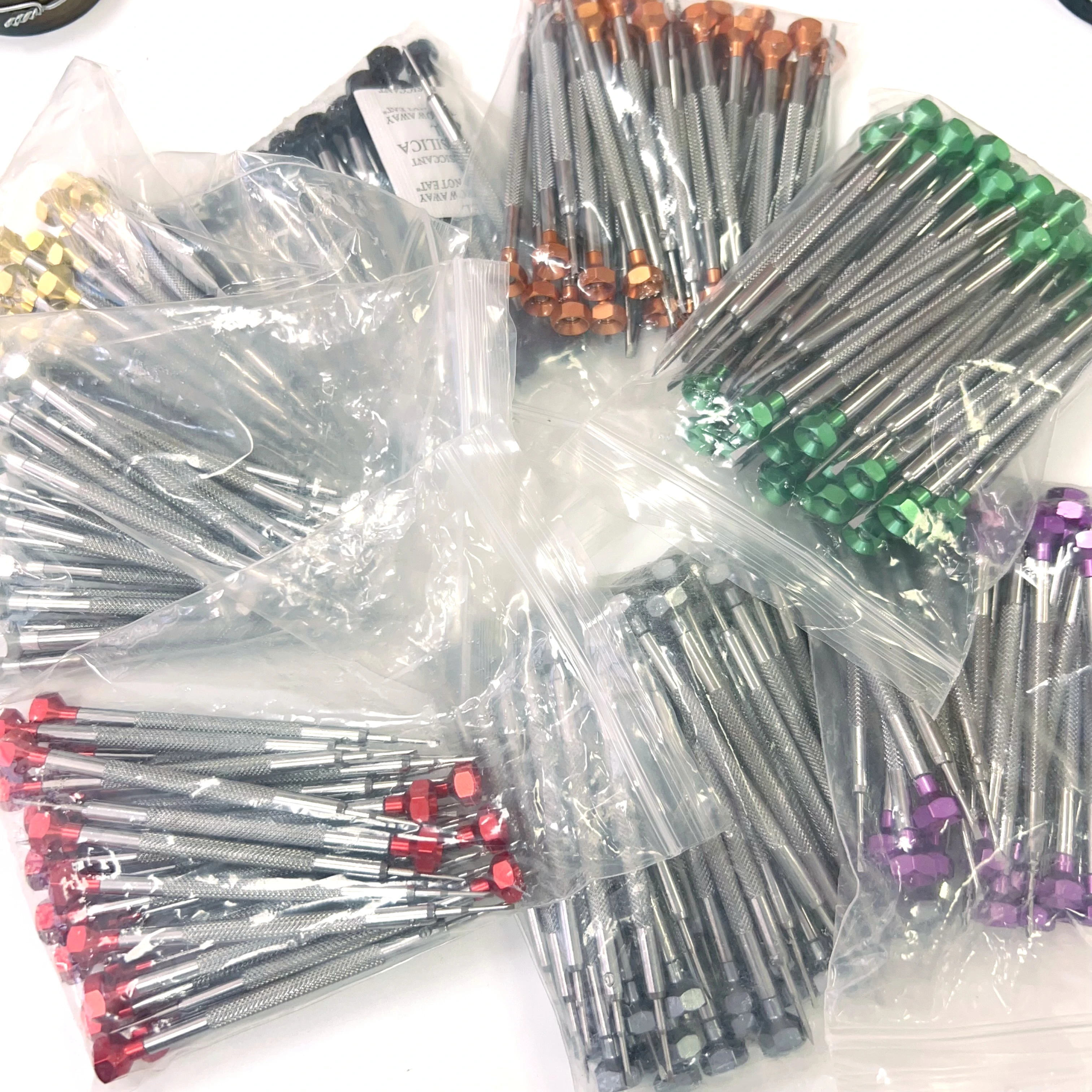 

20 шт./лот, 0,6-2,0 мм, отвертка, наборы инструментов для ремонта часов, сплав, нержавеющая сталь, плоские крестообразные отвертки, оптовая продажа, инструменты