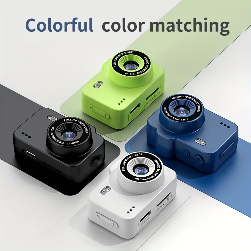 1080P UHD Mini Digital Camera, Color Camera, Wearable Mini Camera, Suitable For Video Blogging, Travel, Daily Use, Life, Gifts