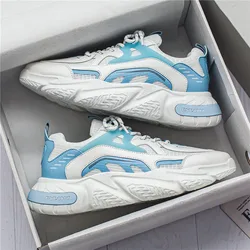 Thick-soled Outdoor Comfortable Men Sports Shoes 2023 Spring New Men's Casual Shoes Fashion Breathable Non-slip Running Shoes 44