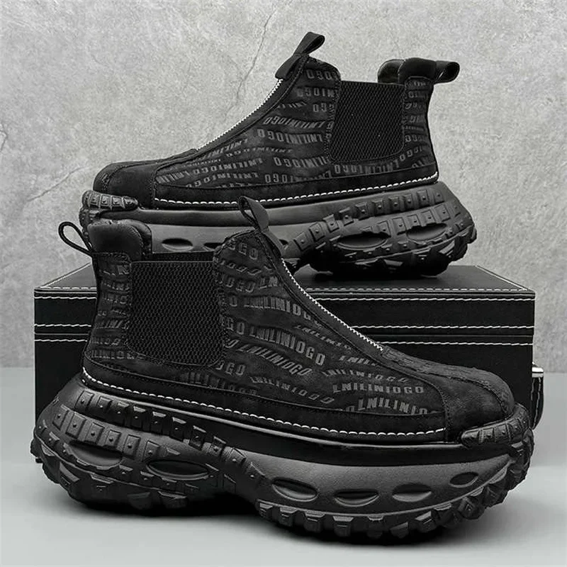 

Men's Thick Soled Fashionable Street Style Casual Shoes Trendy and Versatile Lightweight and Non Slip