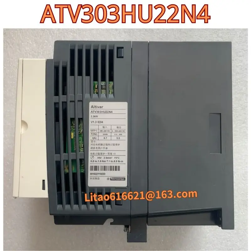 Used original frequency converter ATV303HU22N4 2.2KW 380V functional test OK