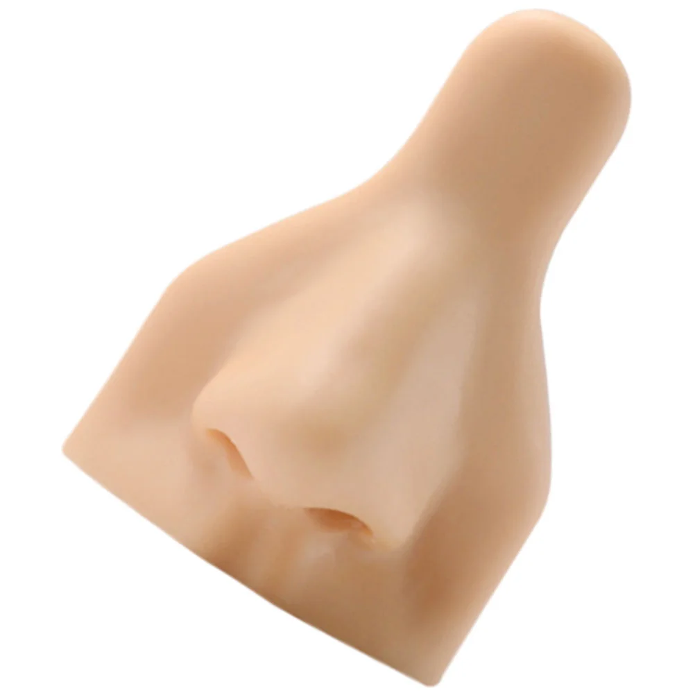 

Silicone Prosthetic Nose Simulation Fake Face Body Part for Piercing Jewelry Practice Flexible Model Parts False Training