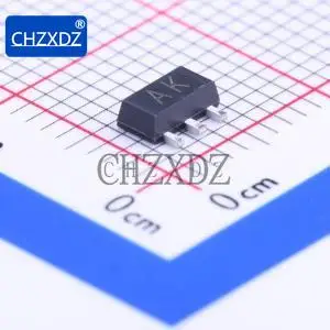 10/50/500 יח 'BCX53-10 (טווח: 63-160) sot-89-3 pnp זרם: 1 מתח לעמוד 1 מתח: 80v hfe = 63 ~ 160