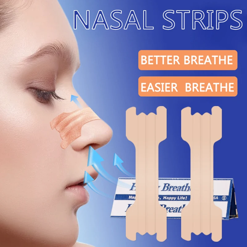 Nasal Strips To Stop Snoring Nose Patch Good Sleeping Clear Product Easier Better Breathe Sleep Aid Device Health Care Product