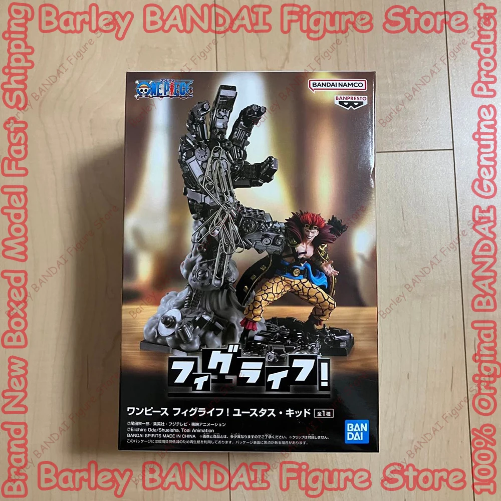 

One Piece Fig Life! Eustace Kid 16 см аниме фигурка экшн-фигурка BANDAI BANPRESTO оригинальные в наличии коллекции модель игрушки подарки