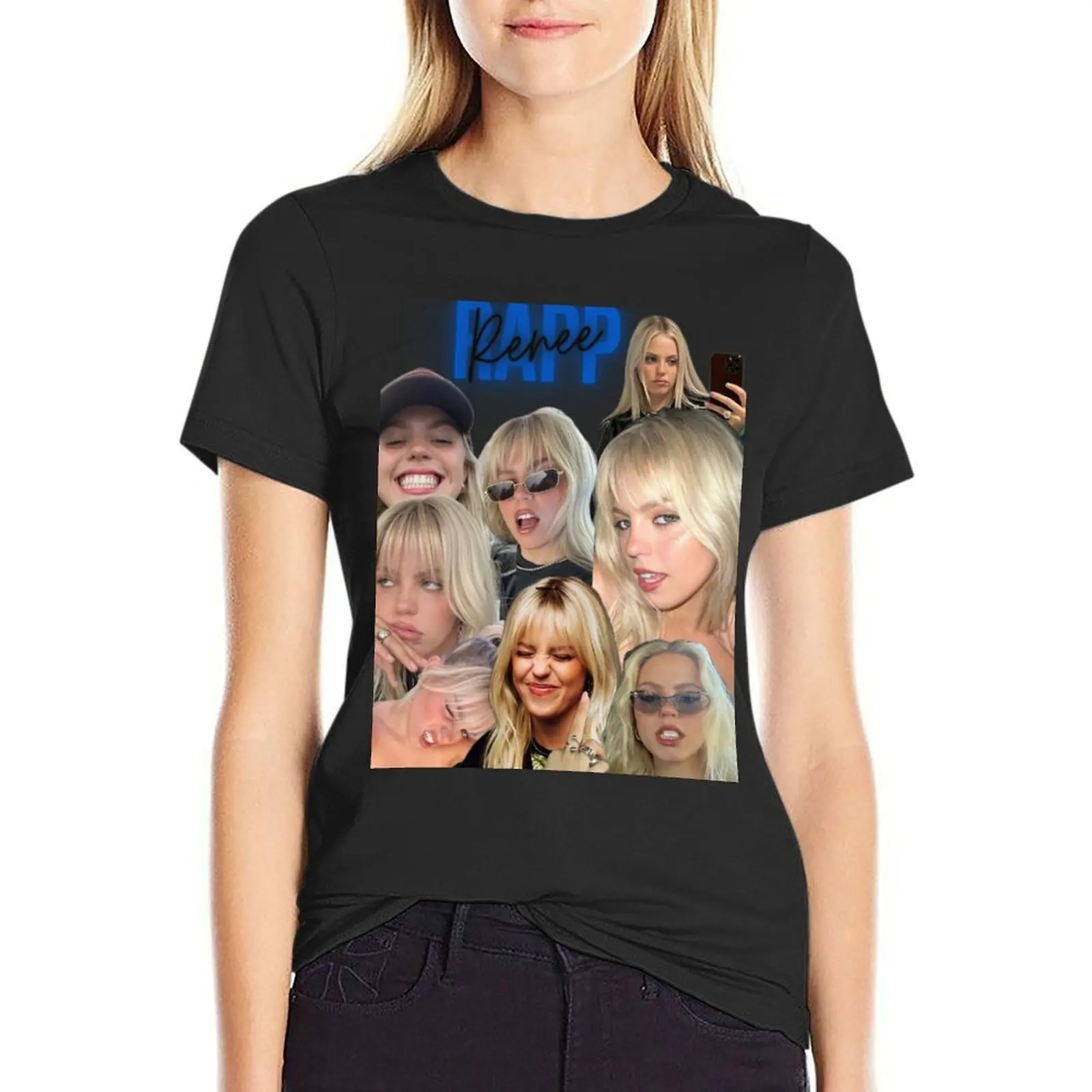 renee rapp - fan art (2) T-Shirt tops tees funny customs korean Women's clothes