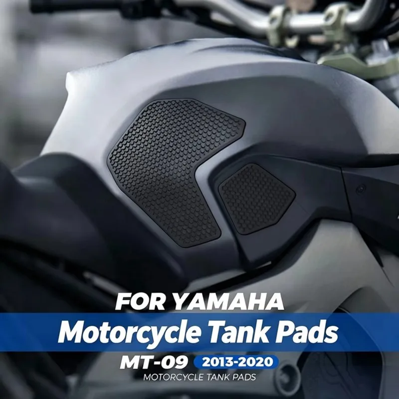 Simple For MT-09 MT09 Motorcycle Tank Sticker Protector 2013-2020 Side Gas Knee Cover Protective Pad Sticker Grip