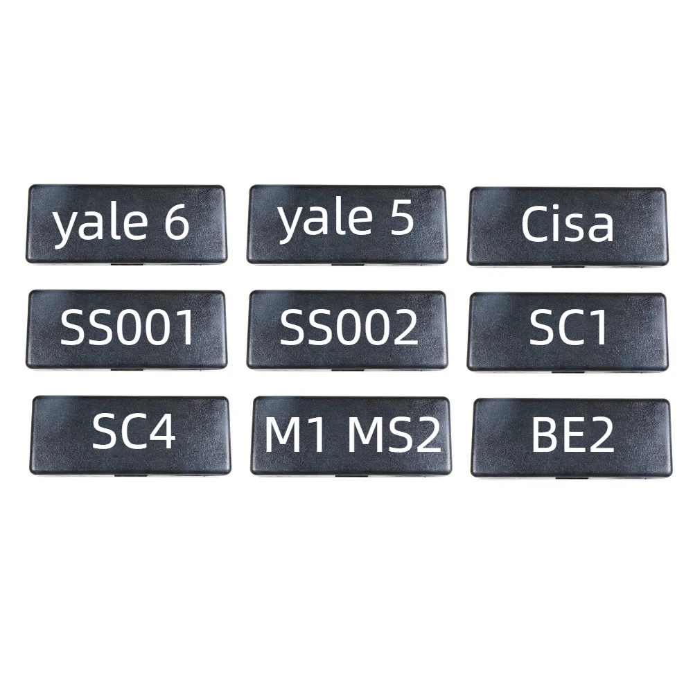 

Yale5 Yale6 S001 S002 Cisa SC1 SC4 KW1 LISHI 2 In 1 Pick & Decode Locksmith Tool 6 Pin Stainless Steel Civil Use