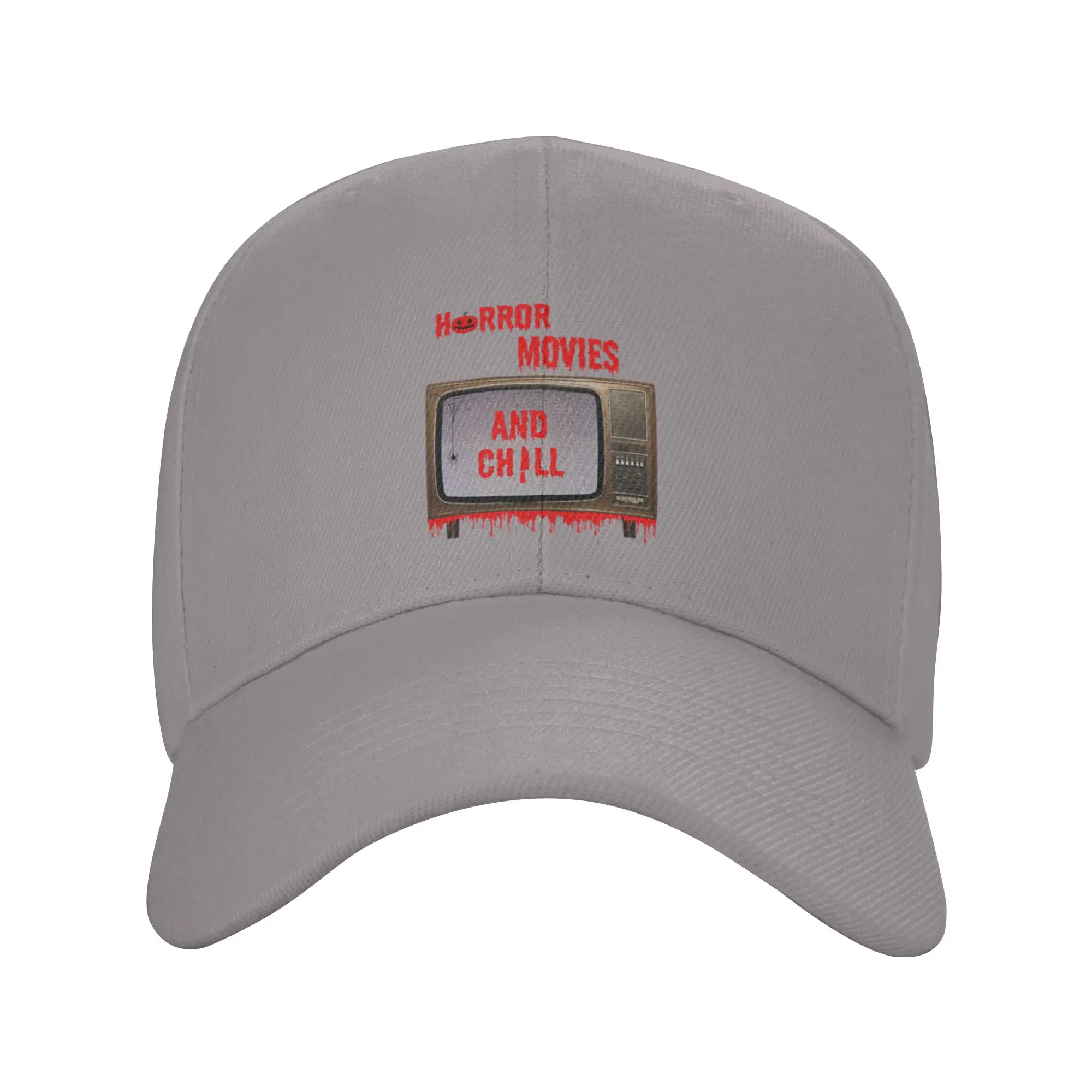 Horror Movies and Chill Trendy Baseball Cap Streetwear Stylish Sun Hat