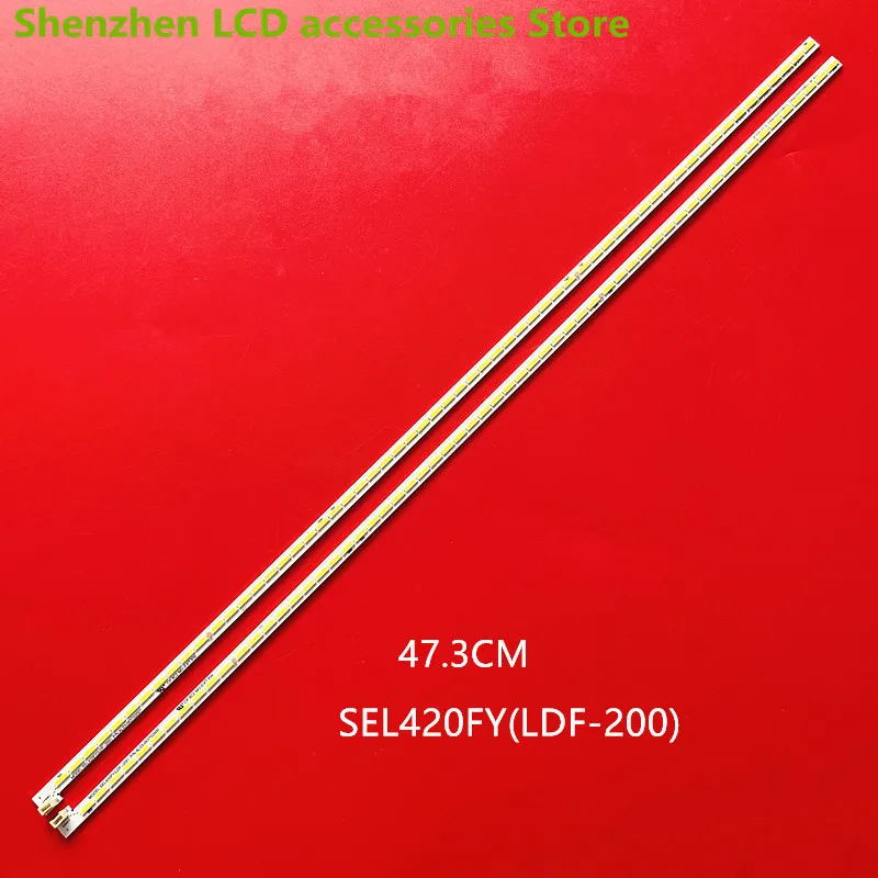 FOR 42E760A SEL420FY(LDF-200)-X2-A  SEL420FY(LDF-200)-X2-B LC420EUJ-SFK2   LCD TV backlight bar  left + right　473MM  60LED  