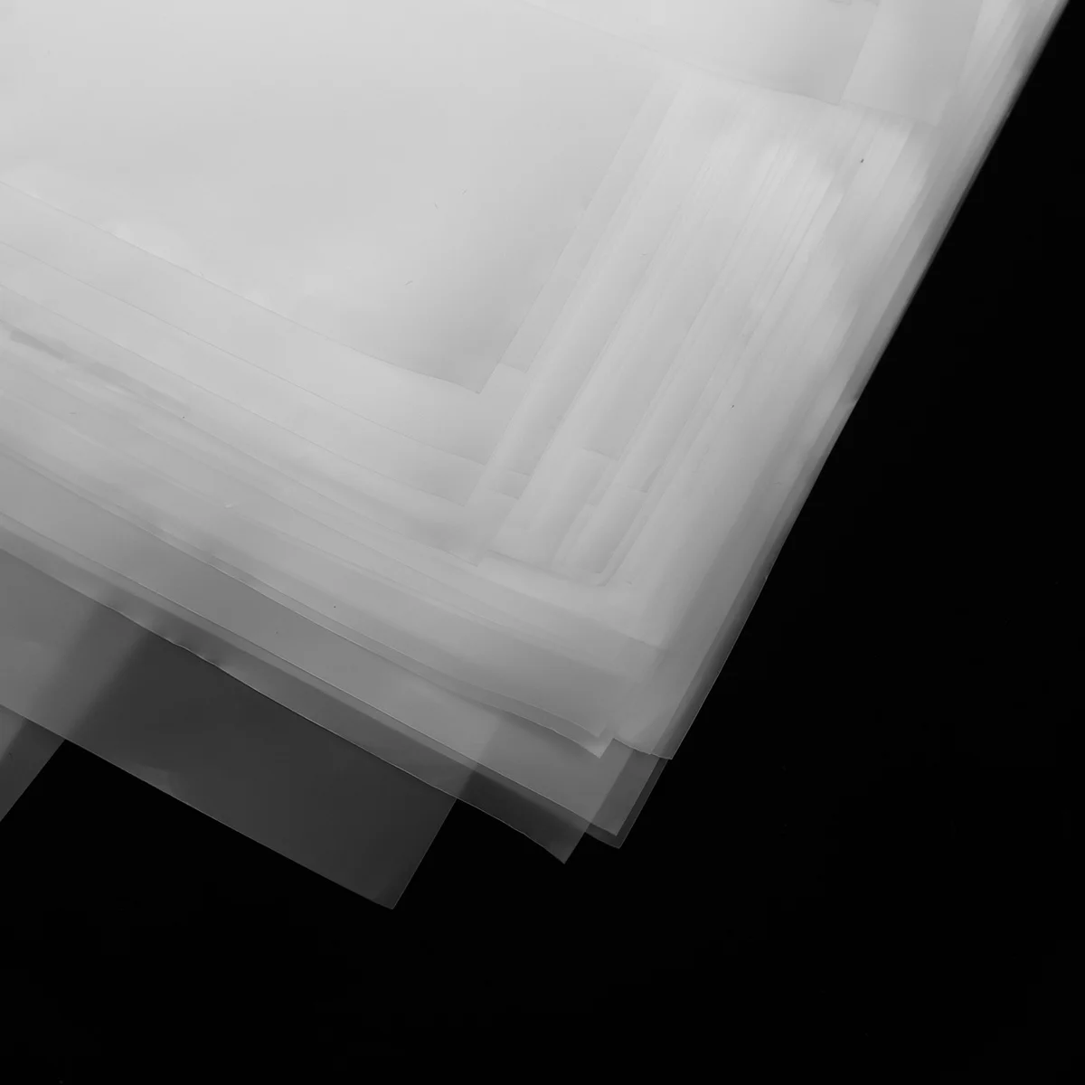 

50Pcs Clear Record Sleeve Plastic Inner Bag for 12Cm Cd Protective Cover Against Friction Data Corruption Record Sleeve