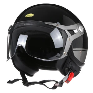 TT & COCASCOS-CAPACET FOR MOTORCYCLES, JET WITH VISOR, REDING, 3/4 HALF OPEN HELP, RETRO SCOOTER, VINTAGE 8 Main Sales Vintage Helmet - №2