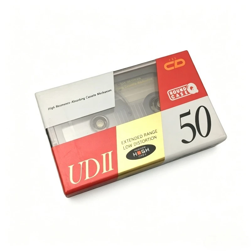 100% Original New For Maxell UDII 50min Type II Blank Cassette With Translucent Package For Recording & Duplication