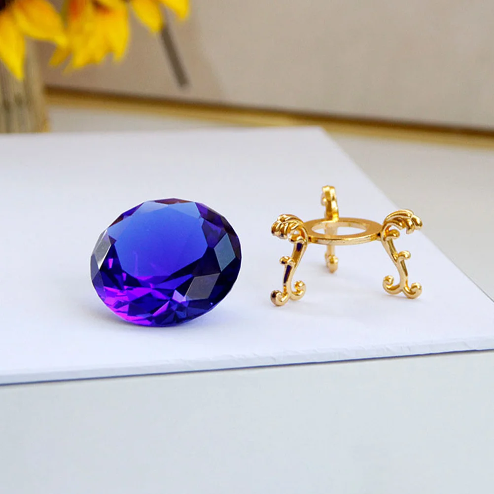 

Glass Simulation Diamond Desktop Decor Decorative Paperweight Wedding Home Centerpiece Crystal Accent Decorative Accents