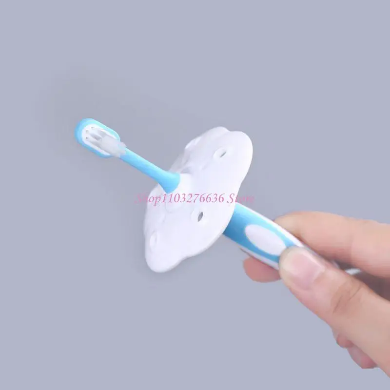 غطاء أمان للتدريب على فرشاة أسنان الأطفال R6FD، ناعم وصحي، للعناية بالأطفال الصغار