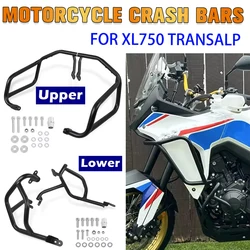 For HONDA XL750 XL 750 TRANSALP 750 2023-2026 Motorcycle Highway Crash Bars Engine Tank Guard bar Bumper Stunt Cage Protector