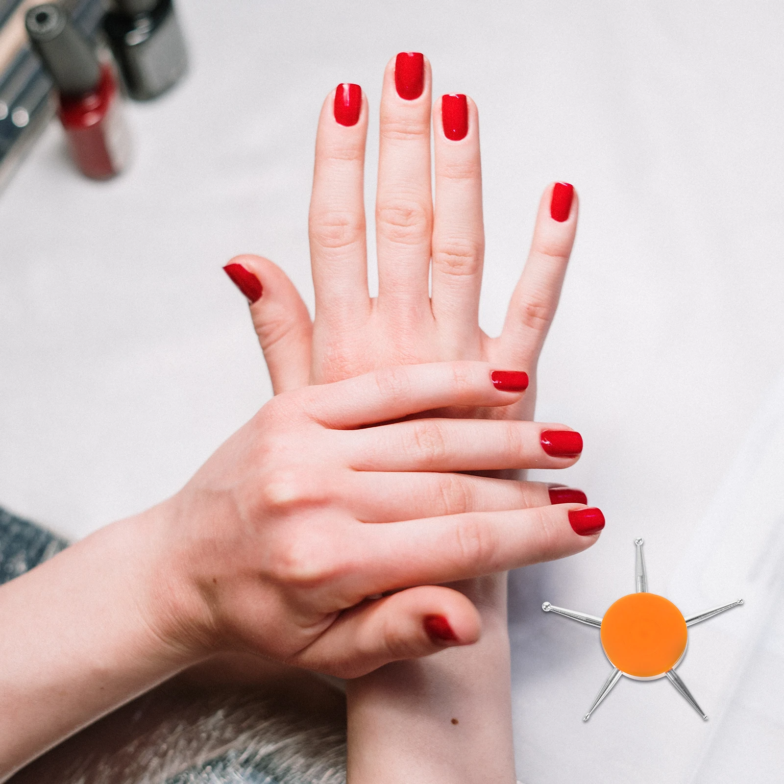 

4Pcs Circular Nail Dotting Tool Set for DIY Nail Art Patterns Flowers Outlines Small Lightweight Dotting Tools for Nails