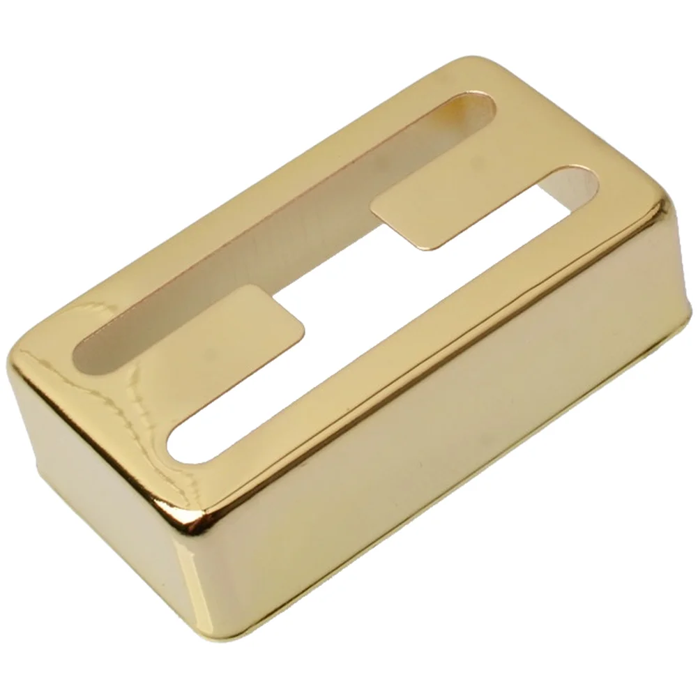 Brass H Type Pickup Cover for Electric Guitar Dual Coil Humbucker Compatible with Les Style Six String Guitars