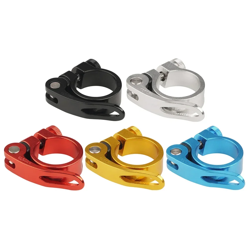 

1pc Seatposts Clamps MTB Road Bike Quick Release Tube Clamp Aluminum Alloy Lock Clamp Bicycle Parts Seat Posts Clamp