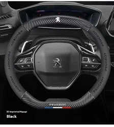 Car Steering Wheel Cover For Peugeot 106 107 108 206 207 208 301 307 308 406 407 408 508 607 2008 3008 4008 5008 GT RCZ Rifter