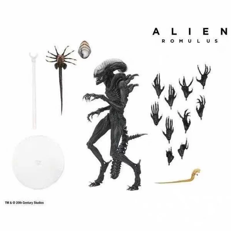 Новинка 2023 года, 28 см, NECA, смертельный корабль, Alien Romulus, мобильная Коллекционная модель ручной работы, декоративные украшения, игрушка в подарок для фанатов