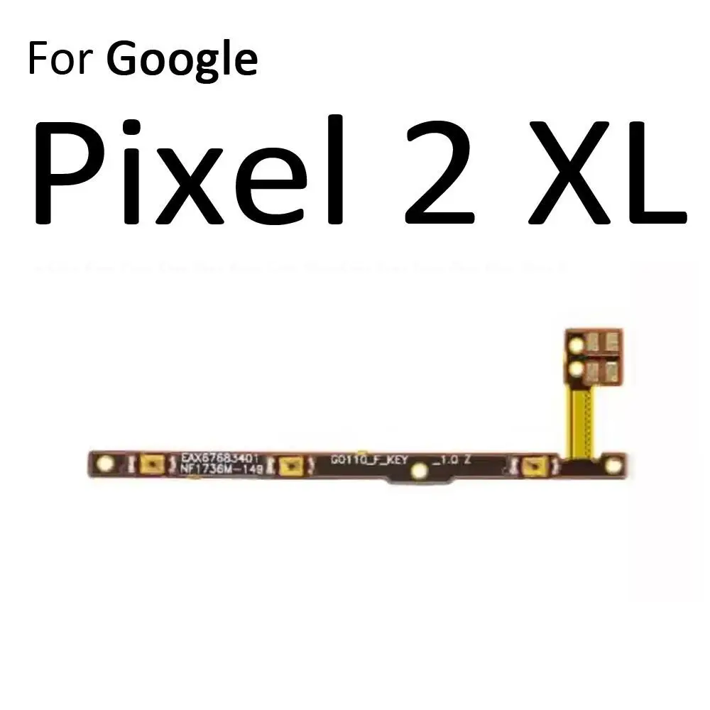 Volume Button ON OFF Key Mute Switch Power Silent Flex Cable For Google Pixel 2 3 3a 4 XL 5 4a 5a 5G 4G Repair Parts