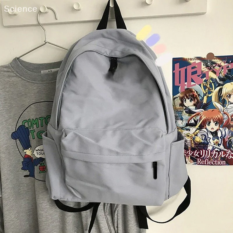 Fashionable Canvas Large Capacity Backpack Anti-theft Single Shoulder Backpack For Teenagers