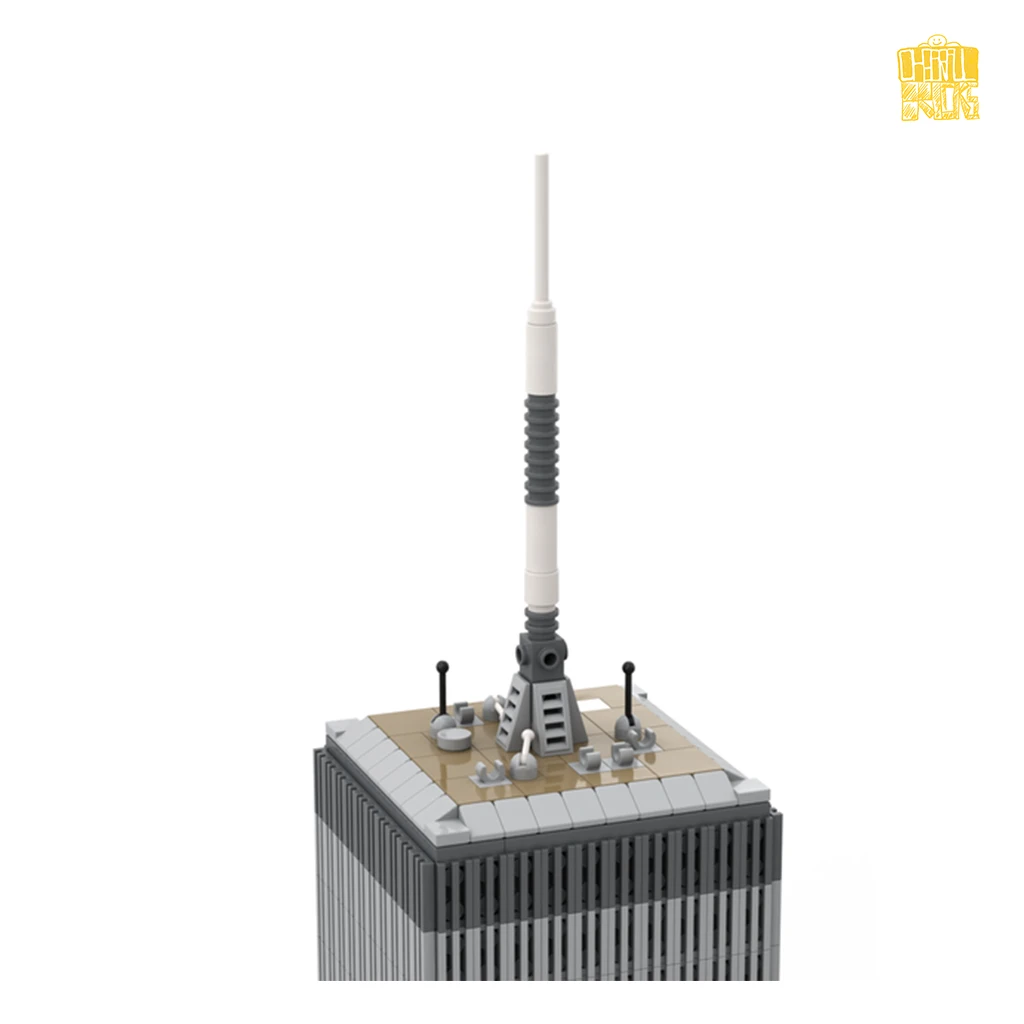 MOC-127129 The World Trade Center1 Skyscraper Model With PDF Drawings Building Blocks Bricks Birthday Christmas Gifts