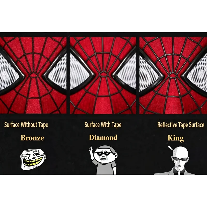 Auf Lager: Miles Spider-Man 1:1 Rollenspielmaske, Kinnsteuerung mit beweglichen Augen, manuell steuerbares Cosplay-Spielzeug, Geschenk für Jungen – Detail 3