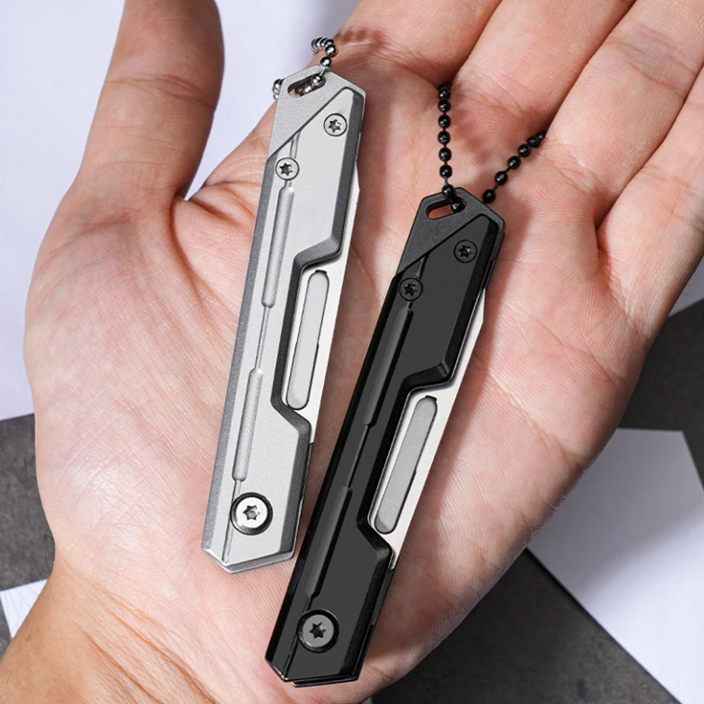 Mini Stainless Steel 24 # Surgical Knife Outdoor Camping Portable Open Box Surgical Knife with 10pcs Blades