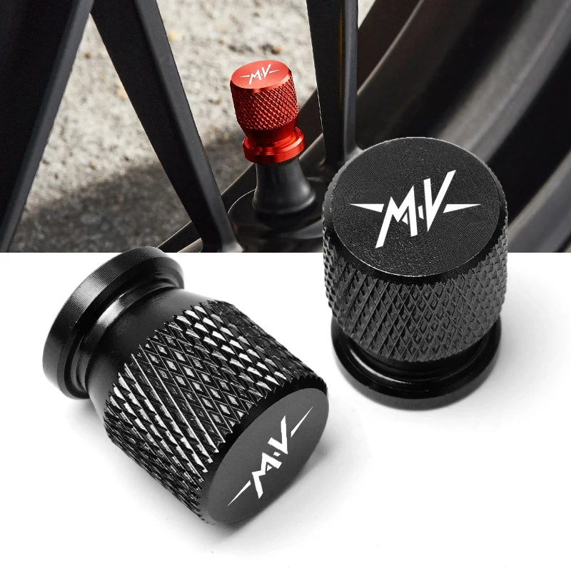 For MV Agusta F3 675 800 Brutale 800 1000 Turismo Veloce RC Motorcycle Accessories Wheel Tire Valve Caps Covers