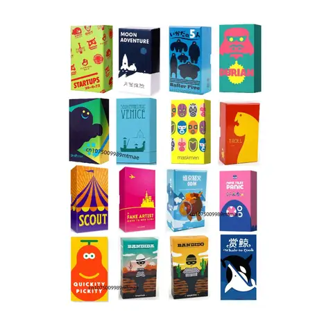 Strategy Board Game |IN a GROVE|Nine Tiles Panic|Maskemen|Dropolter|Startups Strategy| BANDIDO| Scout Best Family Game