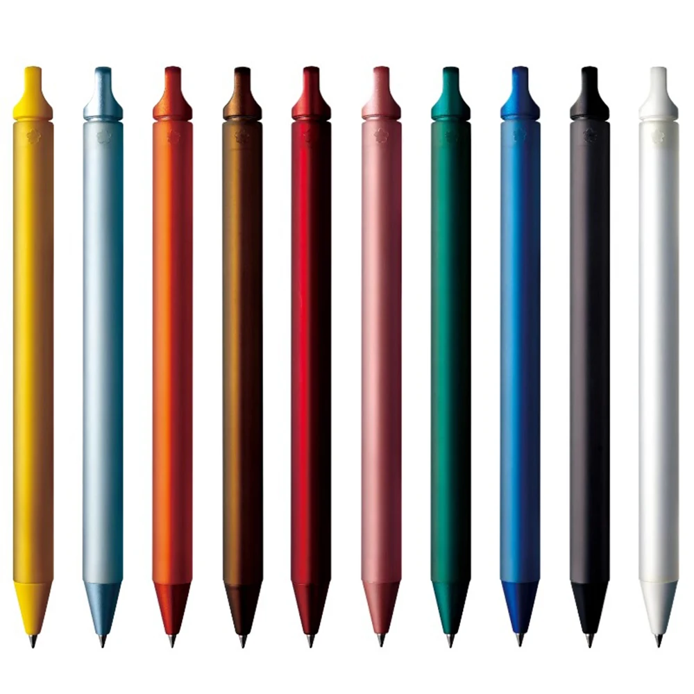 

Япония SAKURA 002, латунная вращающаяся ручка для подписи в стиле ретро, 0,5 мм, металлическая матовая усовершенствованная нейтральная ручка