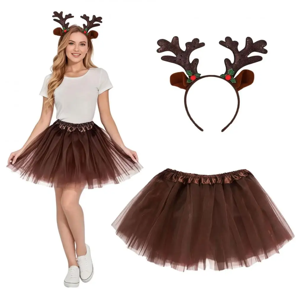 Kit Renne – Serre-Tête, Nœud, Queue et Tutu – photo 4