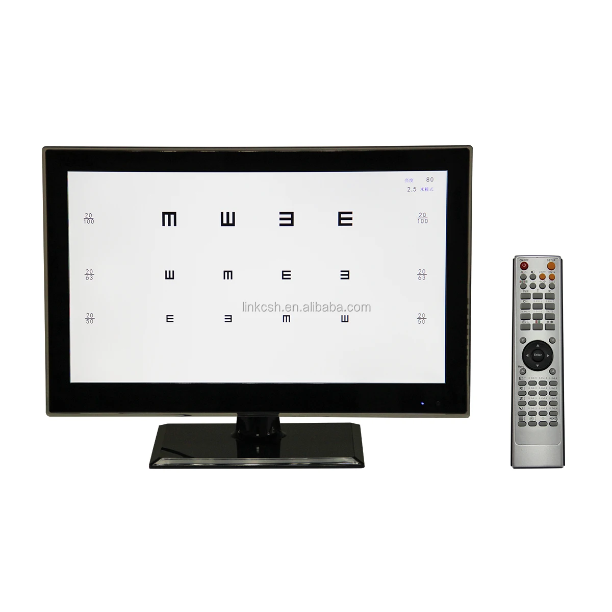 

New Type Eye Test Chart 21.5 inch LED Backlit Screen Infrared Remote Control LED Vision Chart