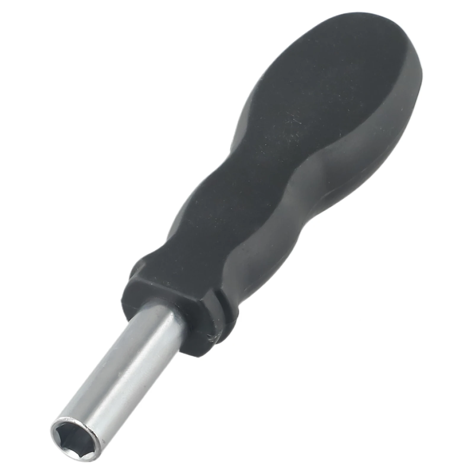 Soft Grip Rubber Covered Hex Extension Handle Compatible with 6.35mm Hex Shank Tools for General Purpose Mechanical Work