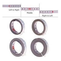 1m-5m Miter Track Tape Measure High Precision Clear Scale Self Adhesive Scale Ruler Free Cutting Steel Metric Scale Ruler