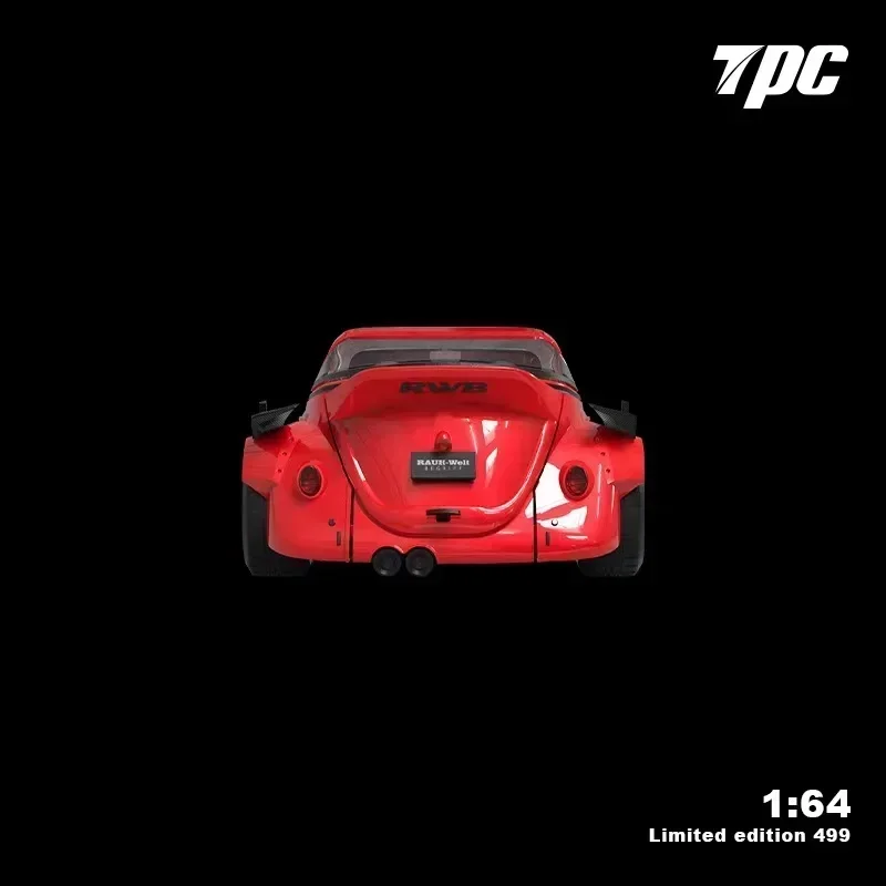 TPC 1:64 RWB Targa SupRed limited499 Diecast Model Car