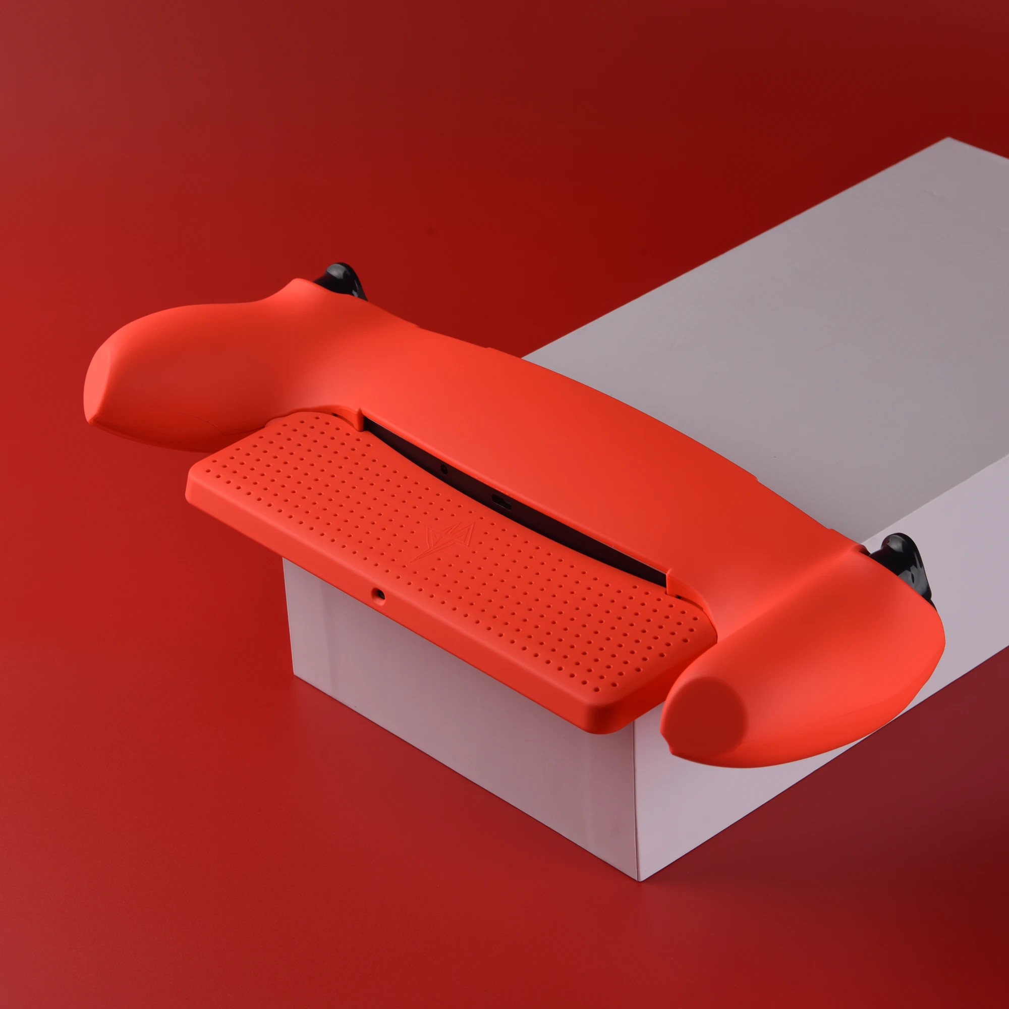 Three in one color blocking thin design, suitable for PlayStation Portal remote player protective case to prevent hand sweat