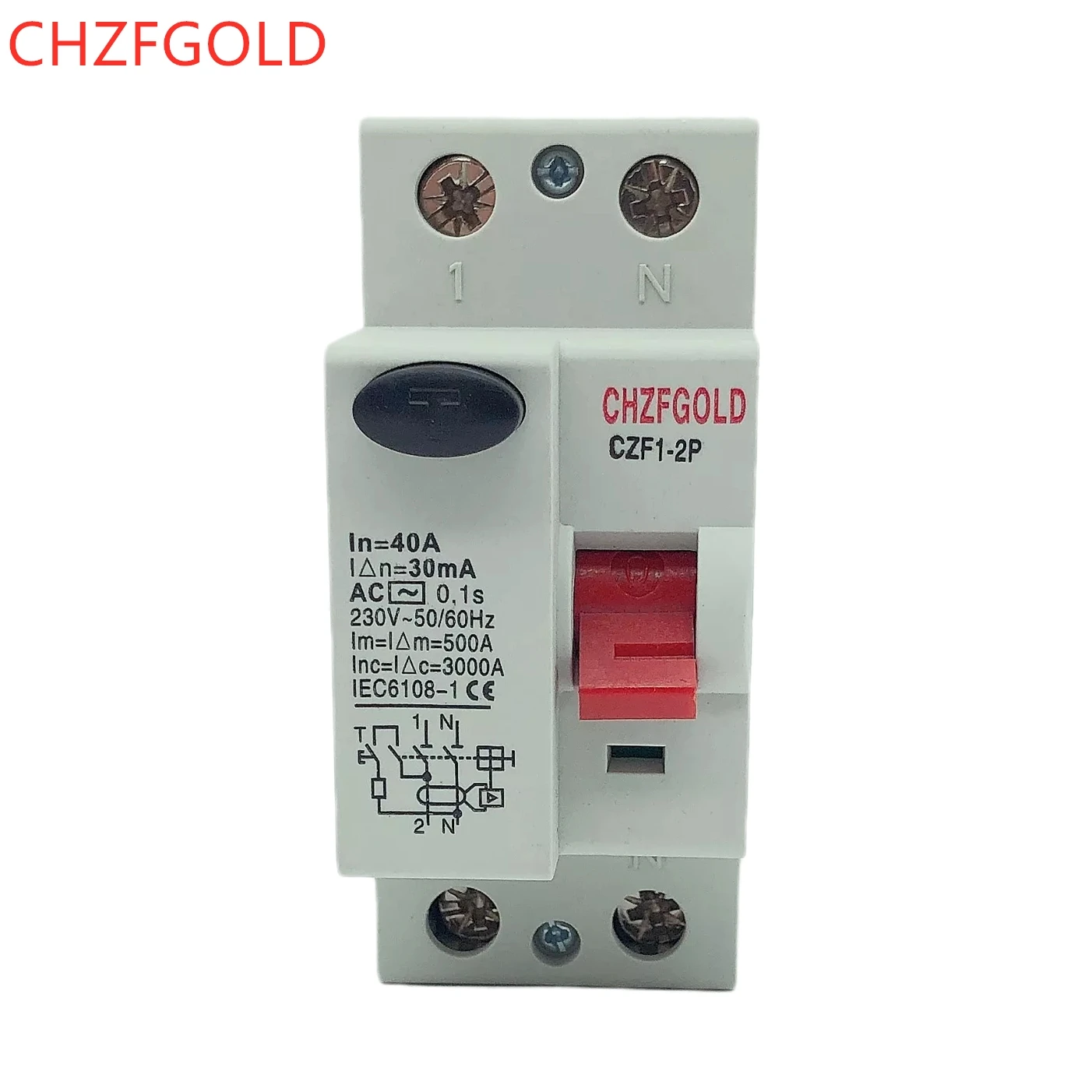 Circuit Breaker Operation Protection Device Electrical Tools RCD RCCB  ELCB8-2P 230VAC 2P25A 40A 63A 30mA RCCB Residual Current