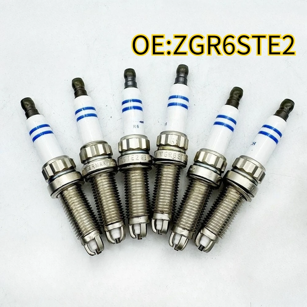 

For 6pcs ZGR6STE2 Bosch Spark Plugs For BMW E60 E90 E92 E93 135i 335i 535i NEW
