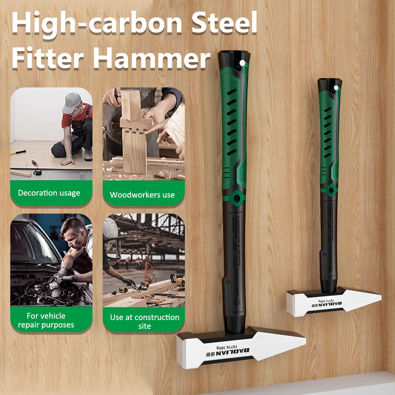 1Pc Flat Head Hamme…