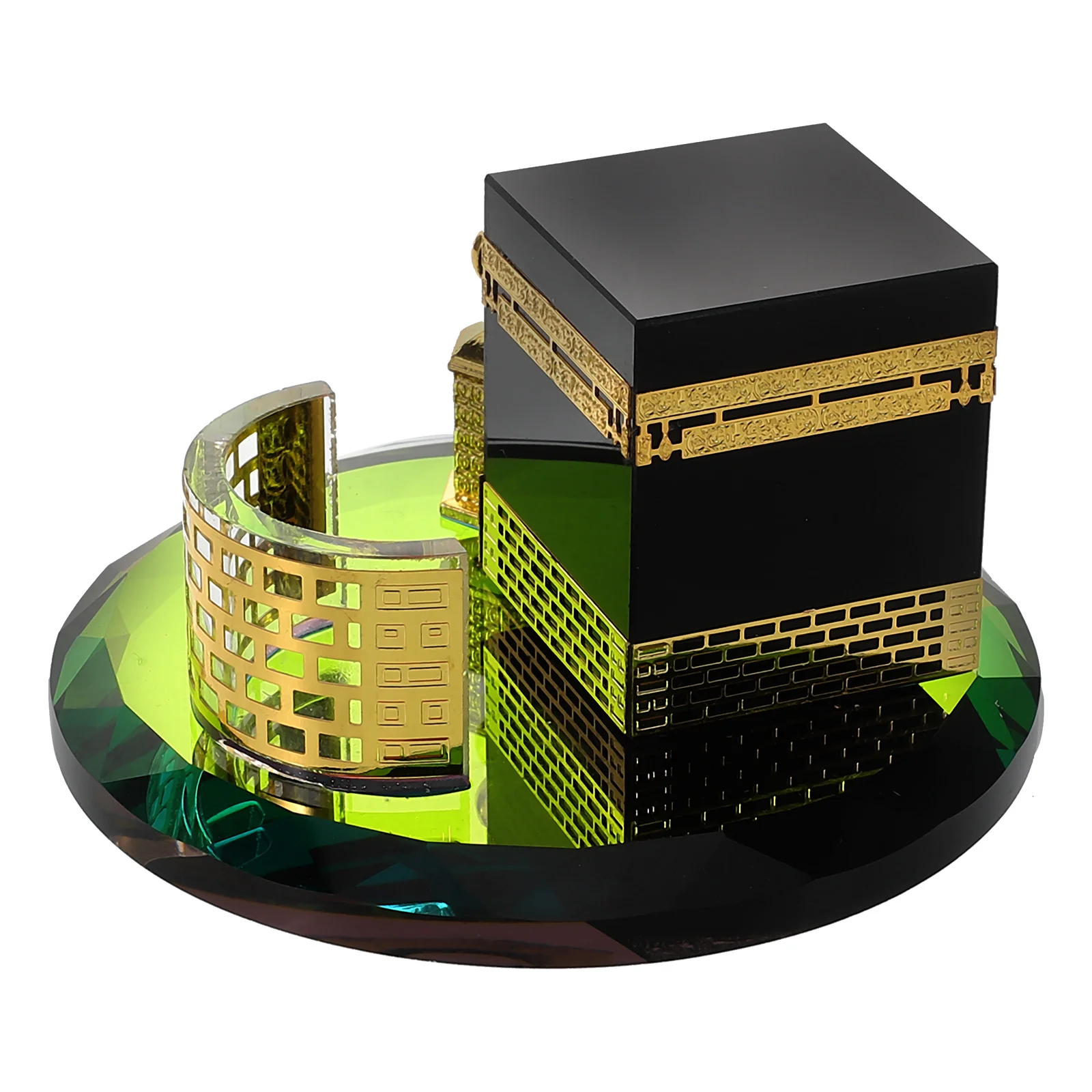 

Islamic Crystal Model Home Decor Handicrafts Table naments Arabia Travel Souvenir Miniature Architecture