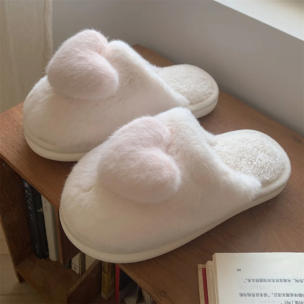 Cute Lovely Warm Winter Slippers Indoor House Home Plush Women\'s Shoes