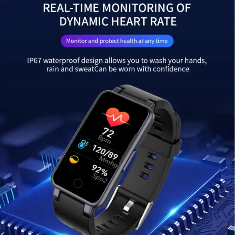 C2 Plus Men Women Smart Watch  Sport Fitness Smartwatch Call Reminder Heart Rate Monitor ladies Watch Waterproof For iOS Android