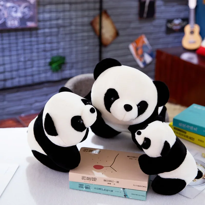 20-30CM Cute Giant Panda Doll Plush Toy Panda Doll Bedtime Pillow Living Room Bedroom Decoration Children's Birthday Gift