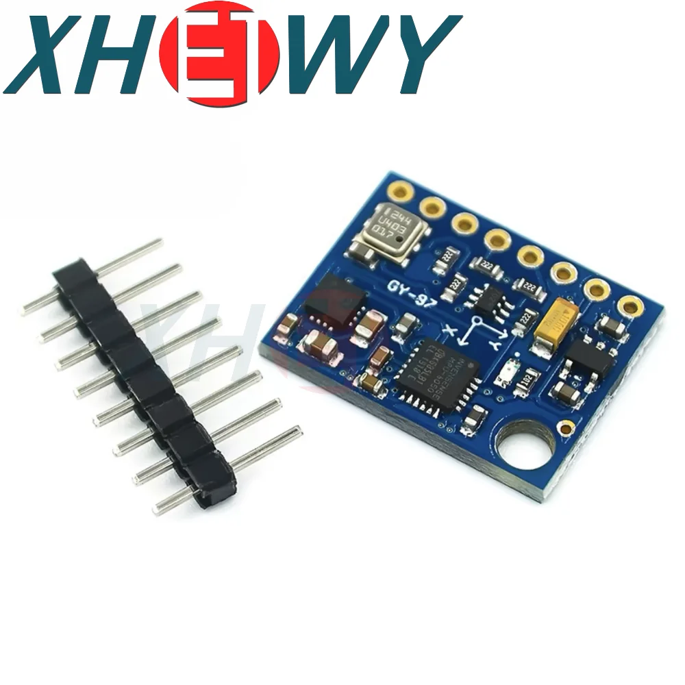 Módulo de Sensor GY-87 10DOF para Arduino Power, alta precisión, 3V-5V, MPU6050, HMC5883L, BMP180, GY87