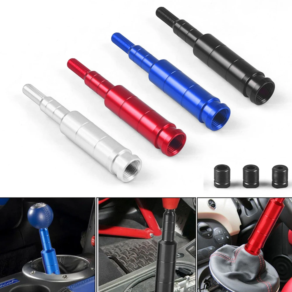 

M10x1.5 Shift Knob Extender Extension Adjustable Lever Gear Shifter For Honda Acura