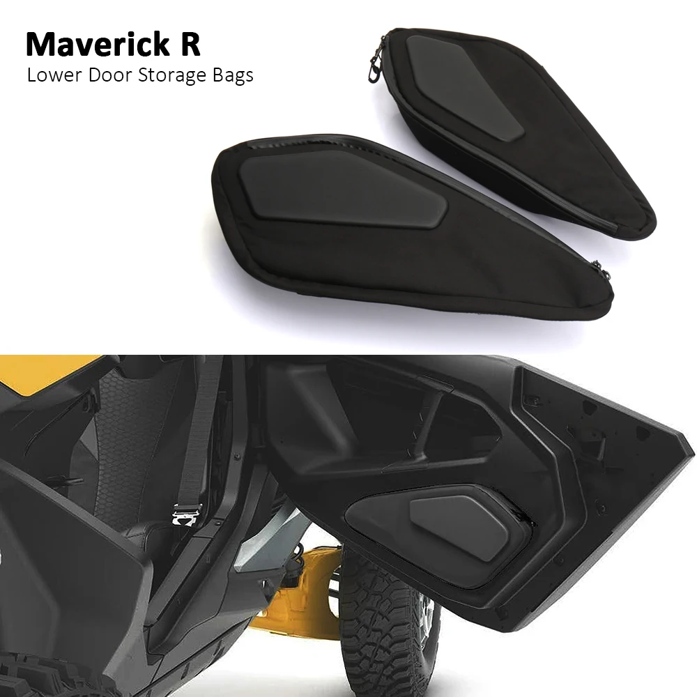 New Lower Door Bags UTV 5 liters Capacity Tool Storage Pack Kit For Can-Am MAVERICK R For CAN-AM Maverick R