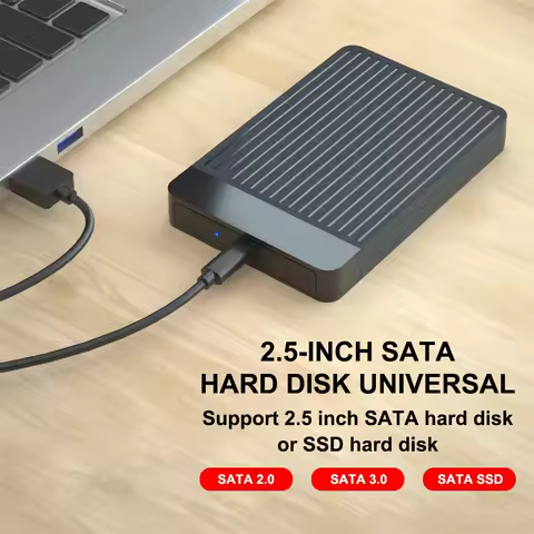USB 3.1/3.0 HDD Case SSD Enclosure Type C Micro Cable 2.5 Inch SATA External Hard Drive Box High Speed transfer for Notebook PC